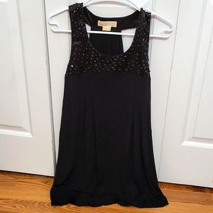 Michael Kors Flowy Beaded Mini Dress/ Small